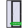 Pricing Entrance doors 1200x2200 mm DOOR KORSA OPTIMUM REHAU BRILLANT BLACK_ULTI-MATT two-sided. Price: 6 047.11 PLN