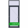 Pricing Drzwi zewnętrzne 1000x2500 mm DOOR KORSA ENERGY-SAVING REHAU SYNEGO ANTHRACITE_GREY_STRUKTURAL dwustronny. Price: 4 839.38 PLN