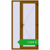 Ustalenie cen Drzwi zewnętrzne 1200x2200 mm DOOR KORSA OPTIMUM REHAU BRILLANT GOLDEN OAK dwustronny. Cena: 1243,82 €