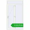 Pricing Entrance doors 1400x2500 mm DOOR KORSA OPTIMUM REHAU BRILLANT RAL 9016 Traffic white two-sided. Price: 5 032.53 PLN
