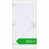 Pricing Entrance doors 1000x2000 mm DOOR KORSA OPTIMUM REHAU BRILLANT RAL 9016 Traffic white two-sided. Price: 2863,44 zł