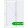 Pricing Entrance doors 1470x2150 mm DOOR KORSA ENERGY-SAVING REHAU SYNEGO RAL 9016 Traffic white two-sided. Price: 6 357.34 PLN