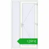 Ustalenie cen Drzwi zewnętrzne 1200x2200 mm DOOR OPTIMUM REHAU BRILLANT RAL 9016 Traffic white dwustronny. Cena: 1296,63 €