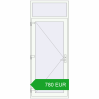 Pricing Entrance doors 960x2410 mm DOOR KORSA OPTIMUM REHAU BRILLANT RAL 9016 Traffic white two-sided. Price: 779.58 EUR