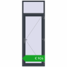 Ustalenie cen Drzwi zewnętrzne 900x2600 mm DOOR KORSA OPTIMUM REHAU BRILLANT ANTHRACITE_GREY_STRUKTURAL dwustronny. Cena: 1013,21 €