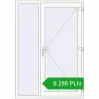Pricing Entrance doors 1400x2000 mm DOOR KORSA ENERGY-SAVING REHAU SYNEGO RAL 9016 Traffic white two-sided. Price: 6285,53 zł