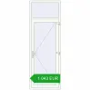 Pricing Entrance doors 900x2600 mm DOOR KORSA OPTIMUM REHAU BRILLANT RAL 9016 Traffic white two-sided. Price: 1 043.1 EUR