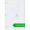 Pricing Drzwi zewnętrzne 1470x2150 mm DOOR KORSA ENERGY-SAVING REHAU SYNEGO RAL 9016 Traffic white dwustronny. Price: 4547,48 zł