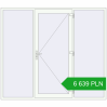 Pricing Entrance doors 2400x2100 mm DOOR KORSA OPTIMUM REHAU BRILLANT RAL 9016 Traffic white two-sided. Price: 6 639.21 PLN