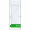 Ustalenie cen Drzwi wewnętrzne 840x2250 mm REHAU BASE 60 TERRACE (Т94) RAL 9016 Traffic white dwustronny. Cena: 444,66 €