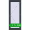 Pricing Internal doors 900x2100 mm REHAU BASE 60 TERRACE (Т94) ANTHRACITE_GREY_STRUKTURAL two-sided. Price: 2 760.84 PLN