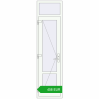 Ustalenie cen Drzwi wewnętrzne 600x2300 mm REHAU BASE 60 TERRACE (Т94) RAL 9016 Traffic white dwustronny. Cena: 458 EUR