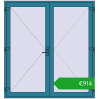 Pricing Internal doors 2000x2150 mm REHAU BASE 60 (Z74) BRILLIANT_BLUE two-sided. Price: 914,11 €