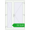 Ustalenie cen Drzwi wewnętrzne 1300x1980 mm REHAU BASE 60 (Z74) RAL 9016 Traffic white dwustronny. Cena: 706.96 EUR