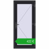 Pricing Internal doors 800x1750 mm REHAU BASE 60 (Z74) BLACK_ULTI-MATT two-sided. Price: 421,77 €