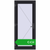 Pricing Internal doors 830x1915 mm REHAU BASE 60 (Z74) BLACK_ULTI-MATT two-sided. Price: 433,79 €