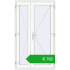 Pricing Internal doors 1200x2050 mm REHAU BASE 60 TERRACE (Т94) RAL 9016 Traffic white two-sided. Price: 935,15 €