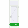 Ustalenie cen Drzwi wewnętrzne 850x2500 mm REHAU BASE 60 (Z74) RAL 9016 Traffic white dwustronny. Cena: 412,83 €