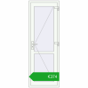 Pricing Internal doors 720x2050 mm REHAU BASE 60 TERRACE (Т94) RAL 9016 Traffic white two-sided. Price: 374,40 €