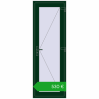 Pricing Internal doors 700x2050 mm REHAU BASE 60 (Z74) MOSS_GREEN two-sided. Price: 530,27 €