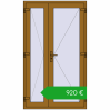 Pricing Internal doors 1200x2050 mm REHAU BASE 60 TERRACE (Т94) LIGHT_OAK two-sided. Price: 919,86 €