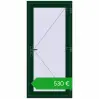 Ustalenie cen Drzwi wewnętrzne 880x1880 mm REHAU BASE 60 (Z74) MOSS_GREEN dwustronny. Cena: 530,46 €