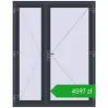 Pricing Internal doors 1600x2050 mm REHAU BASE 60 TERRACE (Т94) ANTHRACITE_GREY_STRUKTURAL two-sided. Price: 4597,38 zł