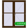 Pricing Internal doors 1770x2050 mm REHAU BASE 60 TERRACE (Т94) DARK_OAK two-sided. Price: 5 078.69 PLN