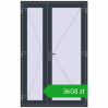 Ustalenie cen Drzwi wewnętrzne 1300x2050 mm REHAU BASE 60 TERRACE (Т94) ANTHRACITE_GREY_STRUKTURAL dwustronny. Cena: 3607,52 zł
