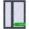 Ustalenie cen Drzwi wewnętrzne 1600x2050 mm REHAU BASE 60 TERRACE (Т94) ANTHRACITE_GREY_STRUKTURAL dwustronny. Cena: 4797,27 zł