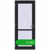 Pricing Internal doors 850x2050 mm REHAU BASE 60 (Z74) BLACK_ULTI-MATT two-sided. Price: 520,31 €