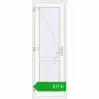 Ustalenie cen Drzwi wewnętrzne 700x2050 mm REHAU BASE 60 TERRACE (Т94) RAL 9016 Traffic white dwustronny. Cena: 516,74 €