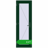 Pricing Internal doors 675x2015 mm REHAU BASE 60 (Z74) MOSS_GREEN two-sided. Price: 628,10 €