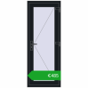 Ustalenie cen Drzwi wewnętrzne 700x1800 mm REHAU BASE 60 TERRACE (Т94) BLACK_COOL_110L-2 dwustronny. Cena: 484,54 €
