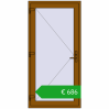Pricing Internal doors 980x2000 mm REHAU BASE 60 (Z74) GOLDEN OAK two-sided. Price: 766,67 €
