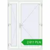 Pricing Internal doors 1400x2000 mm REHAU BASE 60 (Z74) RAL 9016 Traffic white two-sided. Price: 2611,45 zł