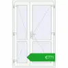 Pricing Internal doors 1300x2050 mm REHAU BASE 60 (Z74) RAL 9016 Traffic white two-sided. Price: 771,06 €
