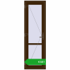 Pricing Internal doors 680x2170 mm REHAU BASE 60 (Z74) DARK_OAK two-sided. Price: 580,51 €