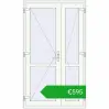 Ustalenie cen Drzwi wewnętrzne 1200x2050 mm REHAU BASE 60 TERRACE (Т94) RAL 9016 Traffic white dwustronny. Cena: 594,86 €