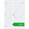 Pricing Drzwi wewnętrzne 1450x2100 mm REHAU BASE 60 TERRACE (Т94) RAL 9016 Traffic white dwustronny. Price: 884,51 €