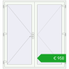 Pricing Internal doors 2000x2150 mm REHAU BASE 60 (Z74) RAL 9016 Traffic white two-sided. Price: 958,36 €