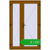 Pricing Internal doors 1300x2050 mm REHAU BASE 60 (Z74) GOLDEN OAK two-sided. Price: 1520,83 €