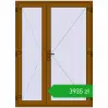 Pricing Internal doors 1600x2200 mm REHAU BASE 60 TERRACE (Т94) GOLDEN OAK two-sided. Price: 3934,66 zł