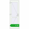 Ustalenie cen Drzwi wewnętrzne 680x2050 mm REHAU BASE 60 (Z74) RAL 9016 Traffic white dwustronny. Cena: 529,59 €