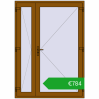 Pricing Internal doors 1500x2100 mm REHAU BASE 60 TERRACE (Т94) GOLDEN OAK two-sided. Price: 784,12 €