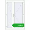 Pricing Internal doors 1300x2050 mm REHAU BASE 60 TERRACE (Т94) RAL 9016 Traffic white two-sided. Price: 3643,24 zł
