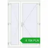 Pricing Internal doors 1500x2200 mm REHAU BASE 60 (Z74) RAL 9016 Traffic white two-sided. Price: 4 104.34 PLN