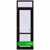 Pricing Internal doors 800x2350 mm REHAU BASE 60 TERRACE (Т94) BLACK_BROWN two-sided. Price: 849,89 €