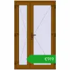 Ustalenie cen Drzwi wewnętrzne 1210x2015 mm REHAU BASE 60 (Z74) GOLDEN OAK dwustronny. Cena: 918,78 €