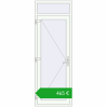 Pricing Internal doors 810x2300 mm REHAU BASE 60 TERRACE (Т94) RAL 9016 Traffic white two-sided. Price: 464,59 €